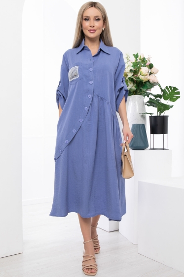 Платье "Индира" (джинс) П5939