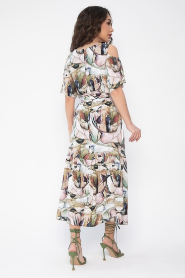 Платье Марианна (бежевое) П13594-5М