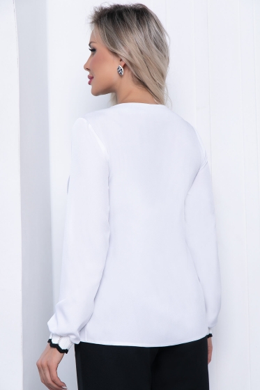 Блуза "Ханна" Б7192 (белый)