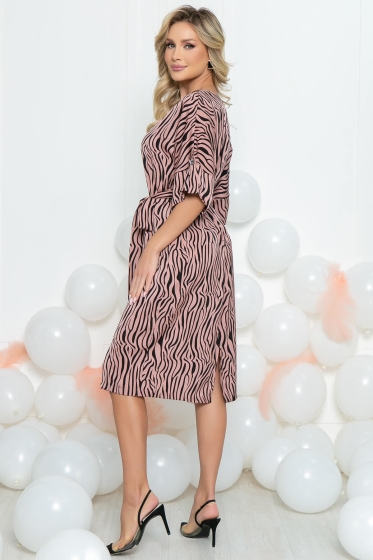 Платье "Секрет красоты" (пыльная роза) П5446