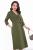 Платье "Современная классика" (горчично-зеленое) П3145 Платье "Современная классика" (горчично-зеленое) П3145