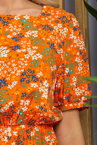 Платье Мирэль (оранжевое) П13204-35М