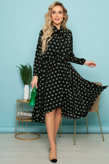 Платье "Мисс Настроение" (блэк) П3389