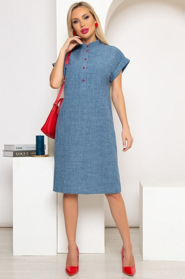 Платье "Бон Вояж" (джинс) П3934