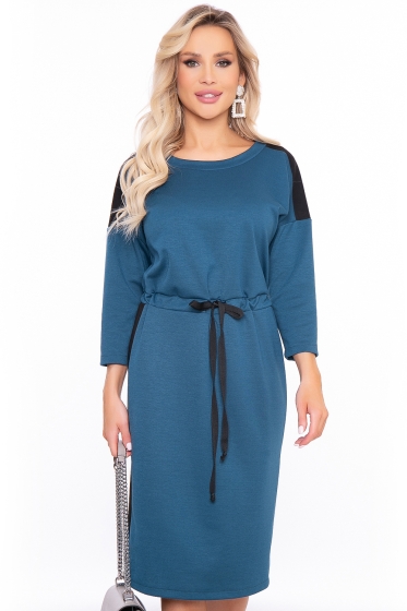 Платье "Дана" (зеленое море) П3051