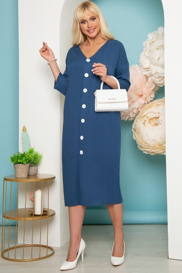 Платье "Лилит" (синее) П3670