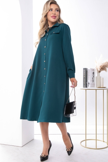 Платье "Мерион" П7317 (грин)