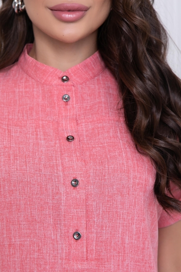 Платье "Бон Вояж" (коралл) П7079