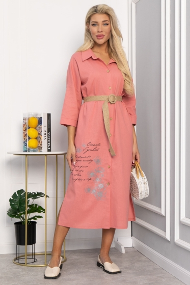 Платье Мирослава (персик) П13701-7М Платье Мирослава (персик) П13701-7М
