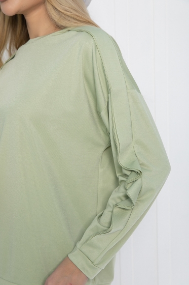 Джемпер Эвелина (оливковый) Б12467-5