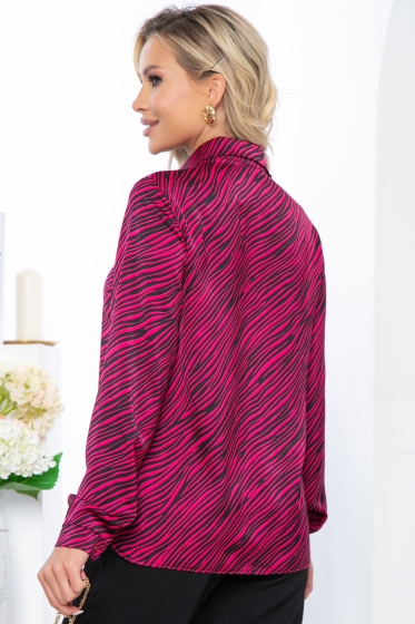 Блуза "Рейна" (фуксия) Б5371