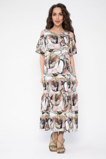 Платье Марианна (бежевое) П13594-5М