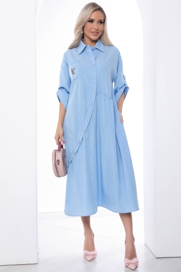 Платье "Индира" (голубое) П8573