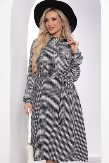 Платье "Невозможно устоять" (гусиная лапка) П5145