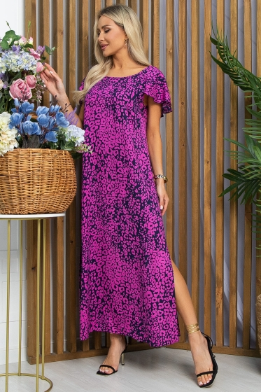 Платье Вечер свиданий (сине-малиновое) П13319-16М