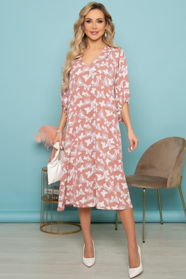 Платье "Нимфа" (пудра) П3424