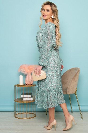 Платье "Фортуна" (полынь) П3453
