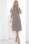 Платье Бренди грей П10206 Платье Бренди грей П10206