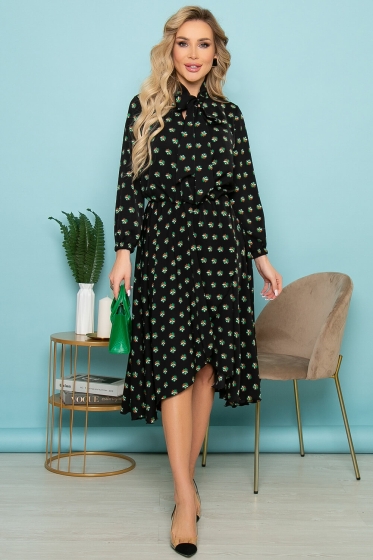 Платье "Мисс Настроение" (блэк) П3389