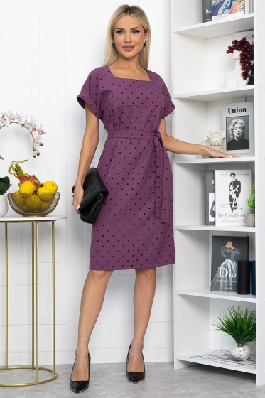 Платье Бэлль (фиолетовое) П13905-19М