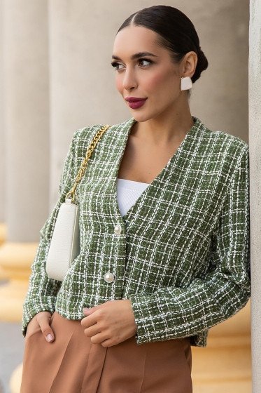 Жакет Дольче (зеленый) Б14153-7М
