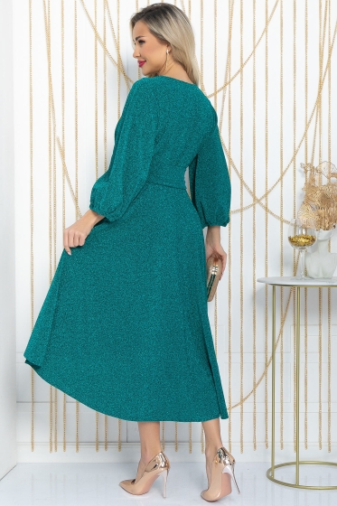 Платье Вечернее настроение (изумруд) П11743