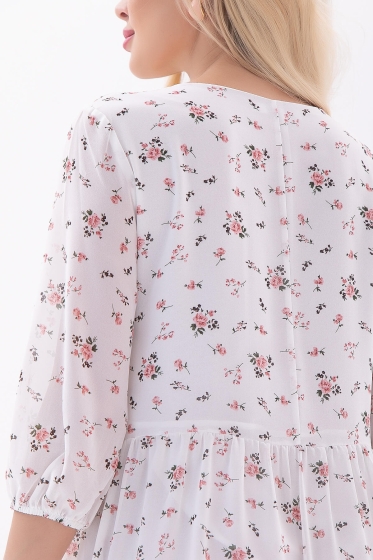 Платье "Виталина" (цветы) П6098