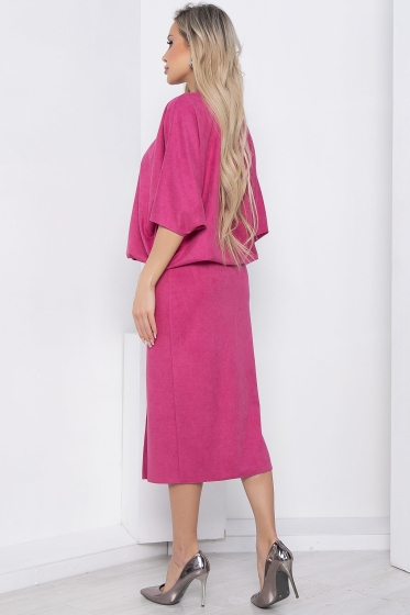 Платье "Вэнсдей" (розовое) П8565