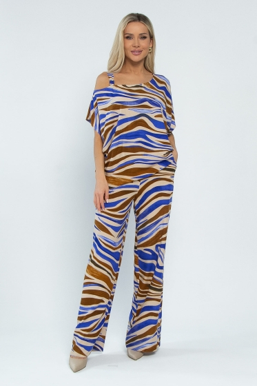 Костюм Асвари (сине-коричневый) К13456-5М Костюм Асвари (сине-коричневый) К13456-5М